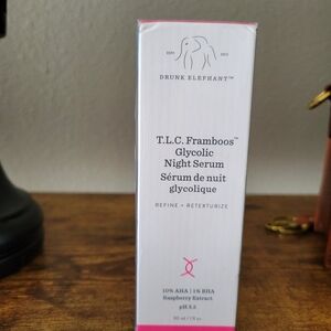 NEW Drunk Elephant T.L.C Framboos Glycolic Night Serum